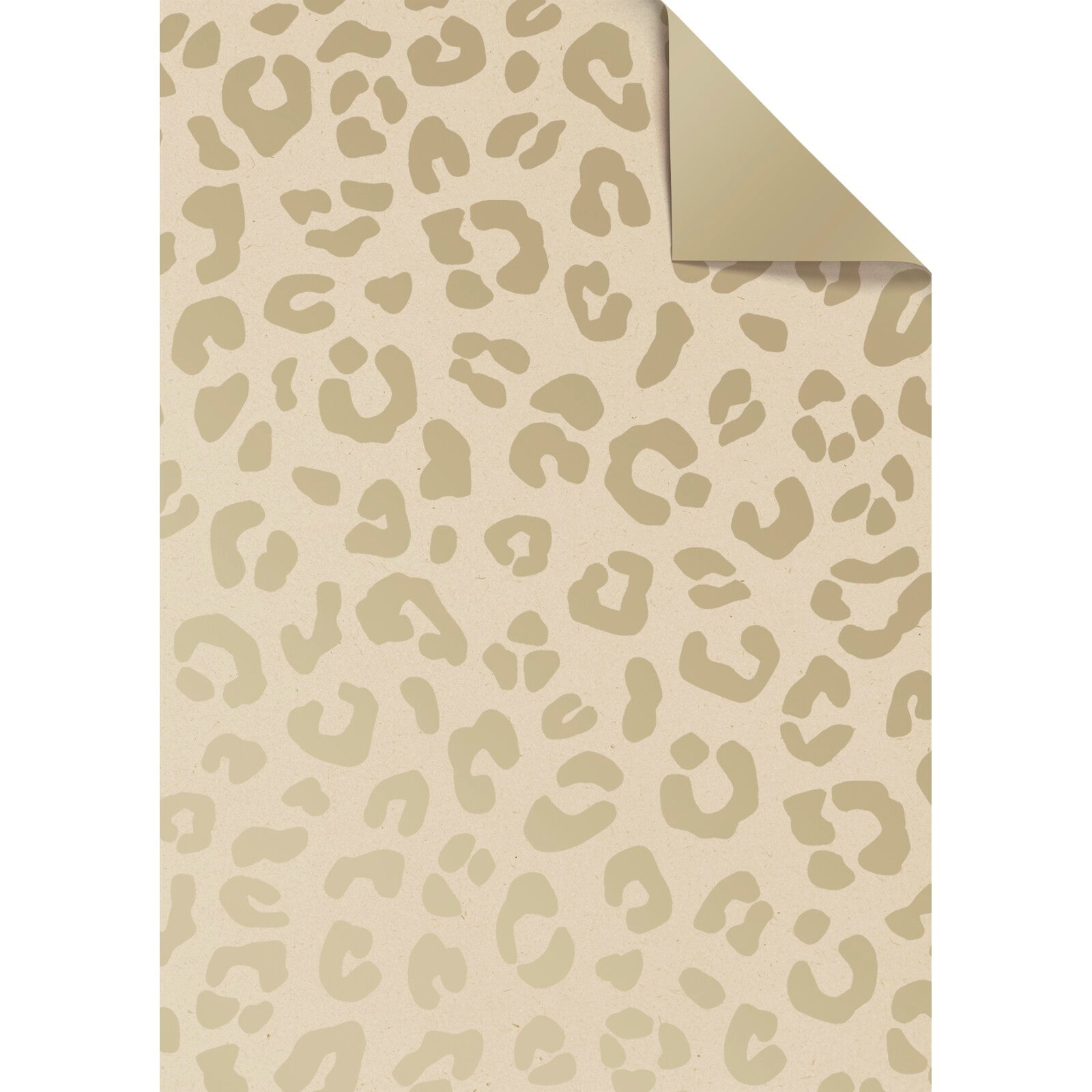 Beda Gold Leopard Single Wrapping Paper Sheet by penny black