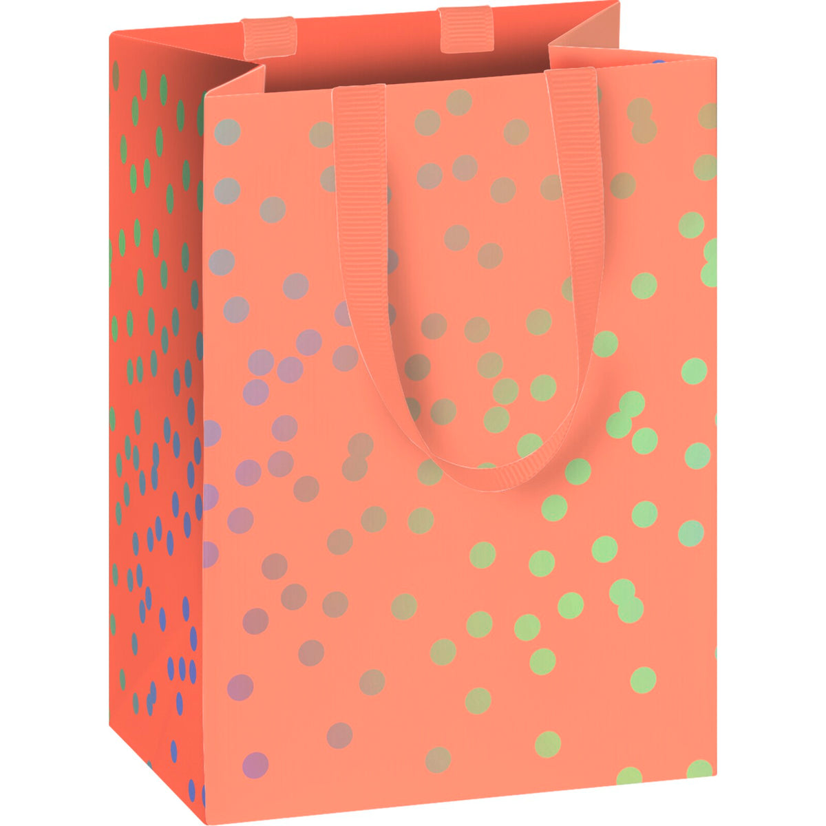 Forby Birthday Graffiti Mini Gift Bag - peach holographic spotty at penny black