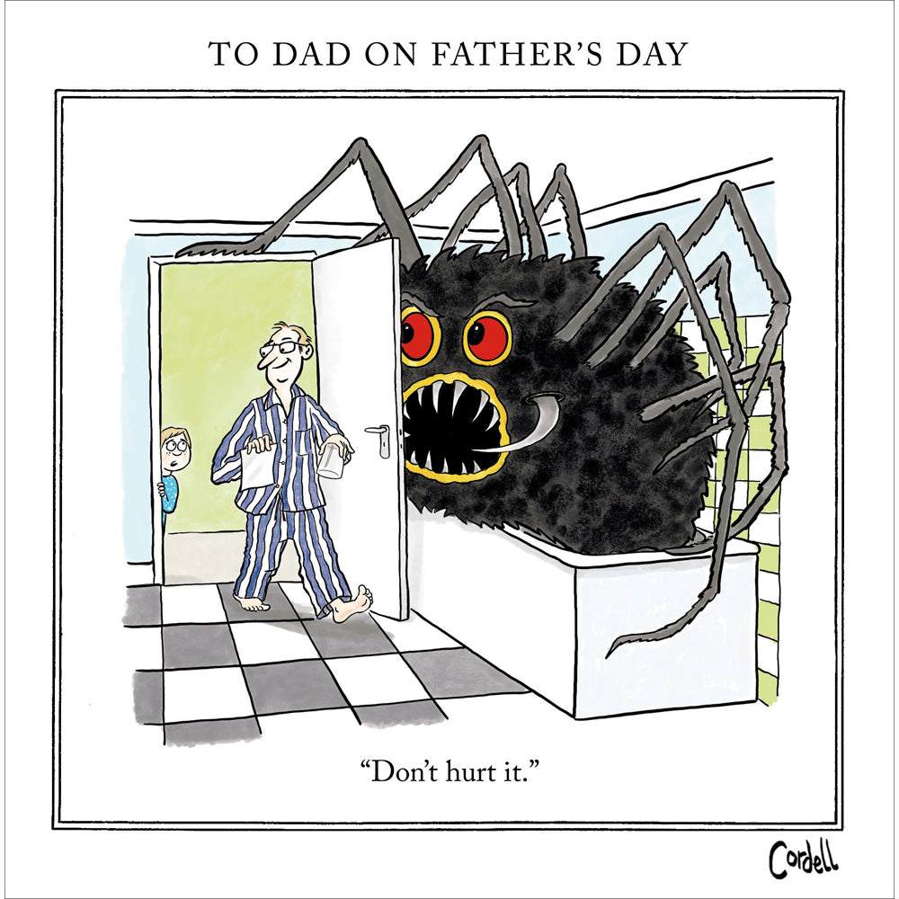 Don't Hurt It Dad Funny Father's Day Card by penny black