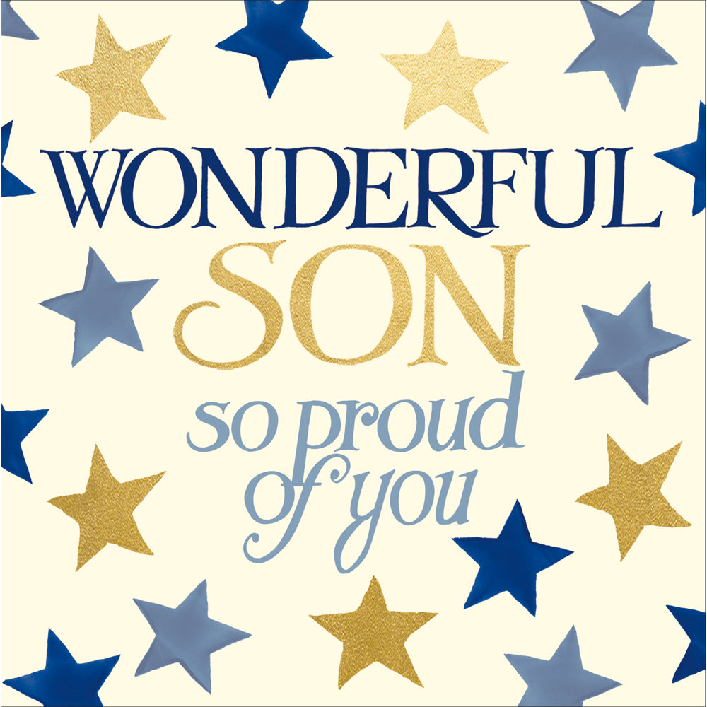 Wonderful Son So Proud Emma Bridgewater Card by penny black