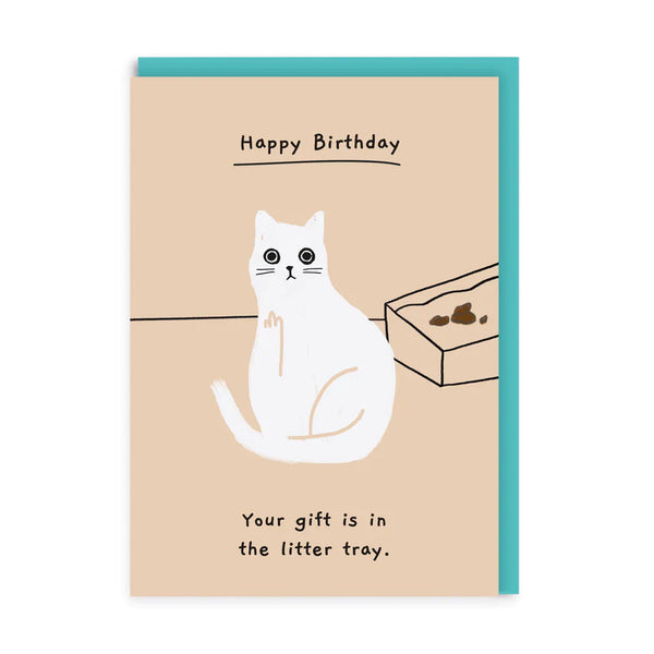 Nobleworks Funny Anniversary Card With Envelope – Cat Pack Design, C7005ANG