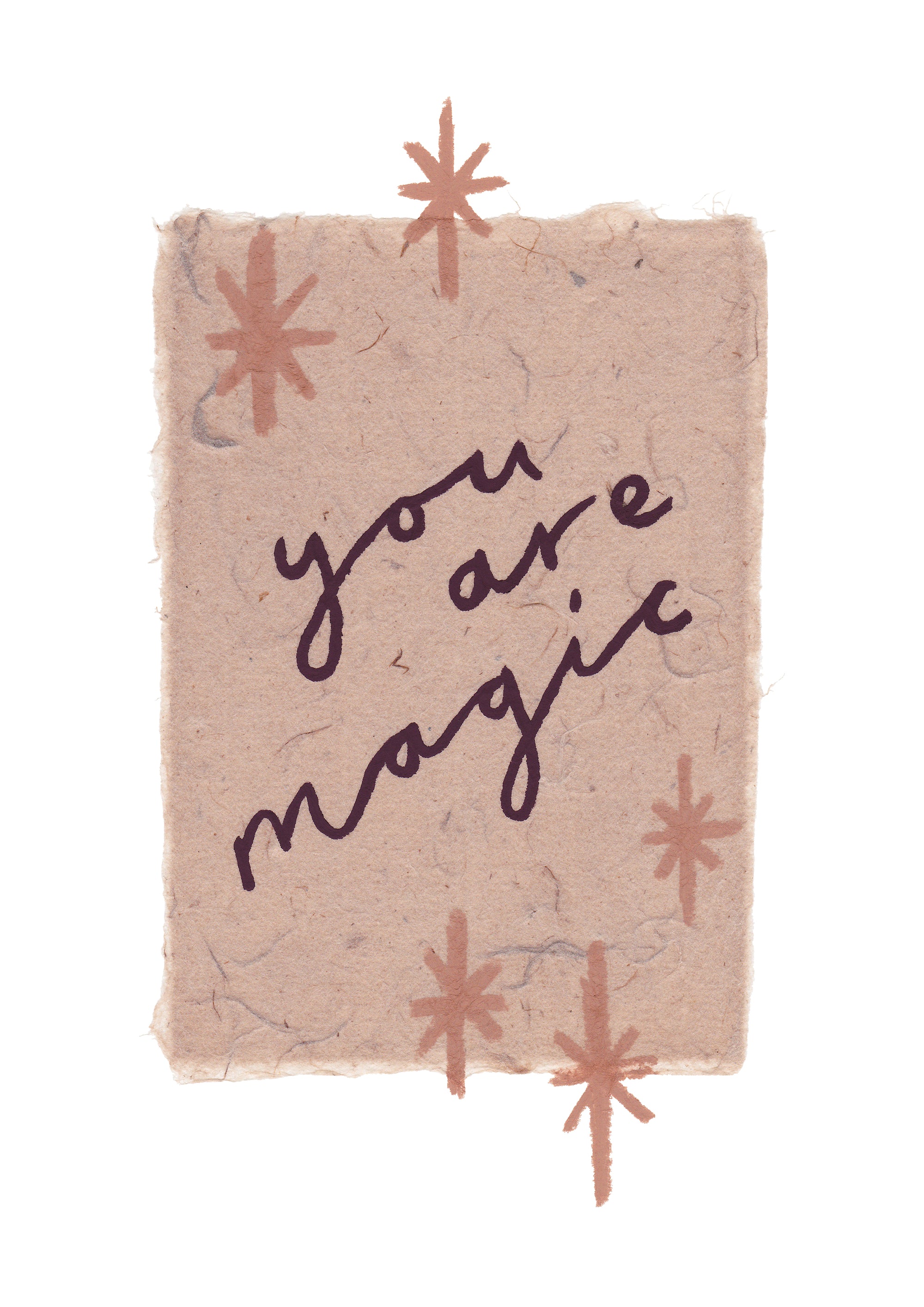 You Are Magic Autumn Abstract Card by joy jen at penny black