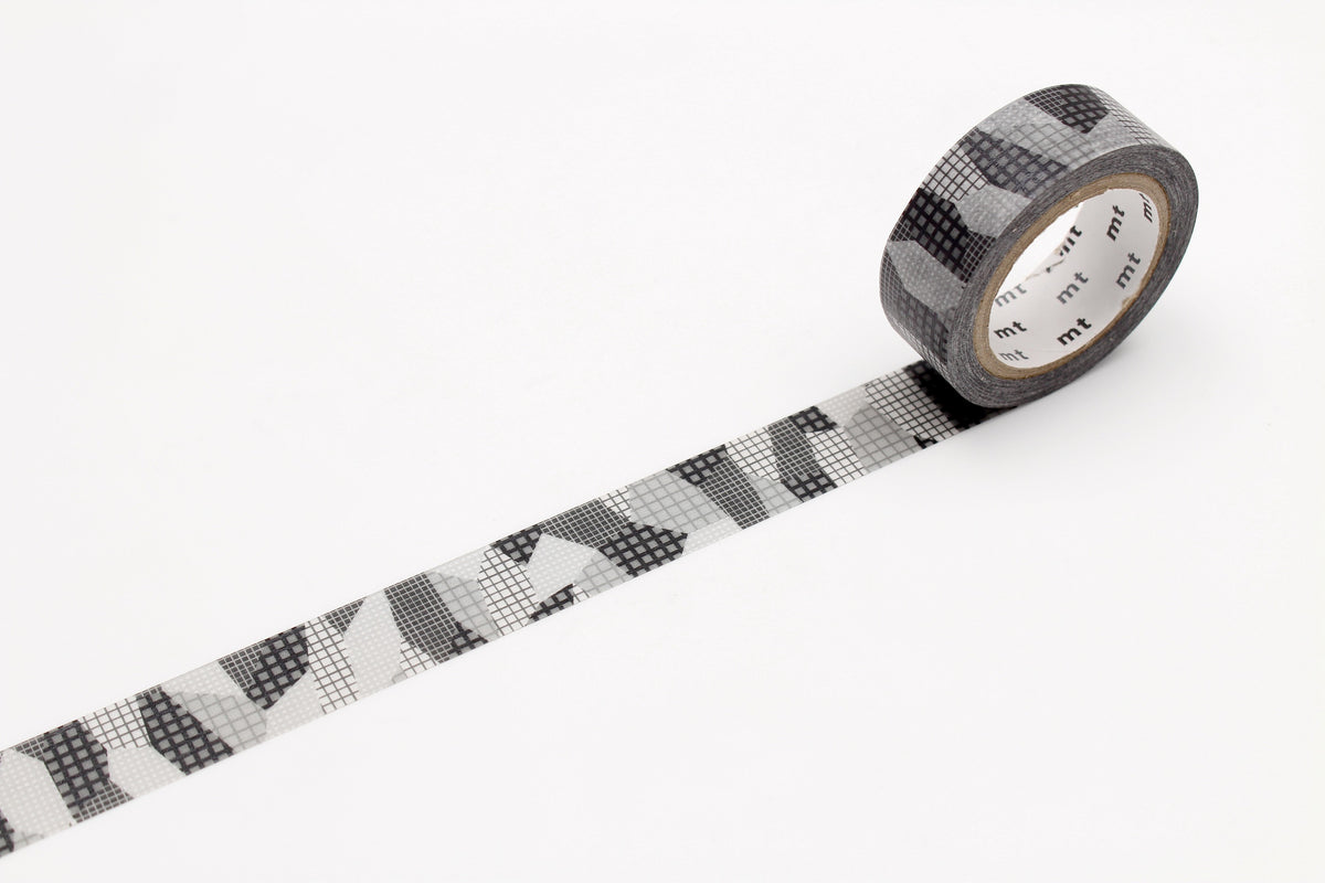 mt Washi Tape - 1P Deco - Separate Check Monochrome from Penny Black