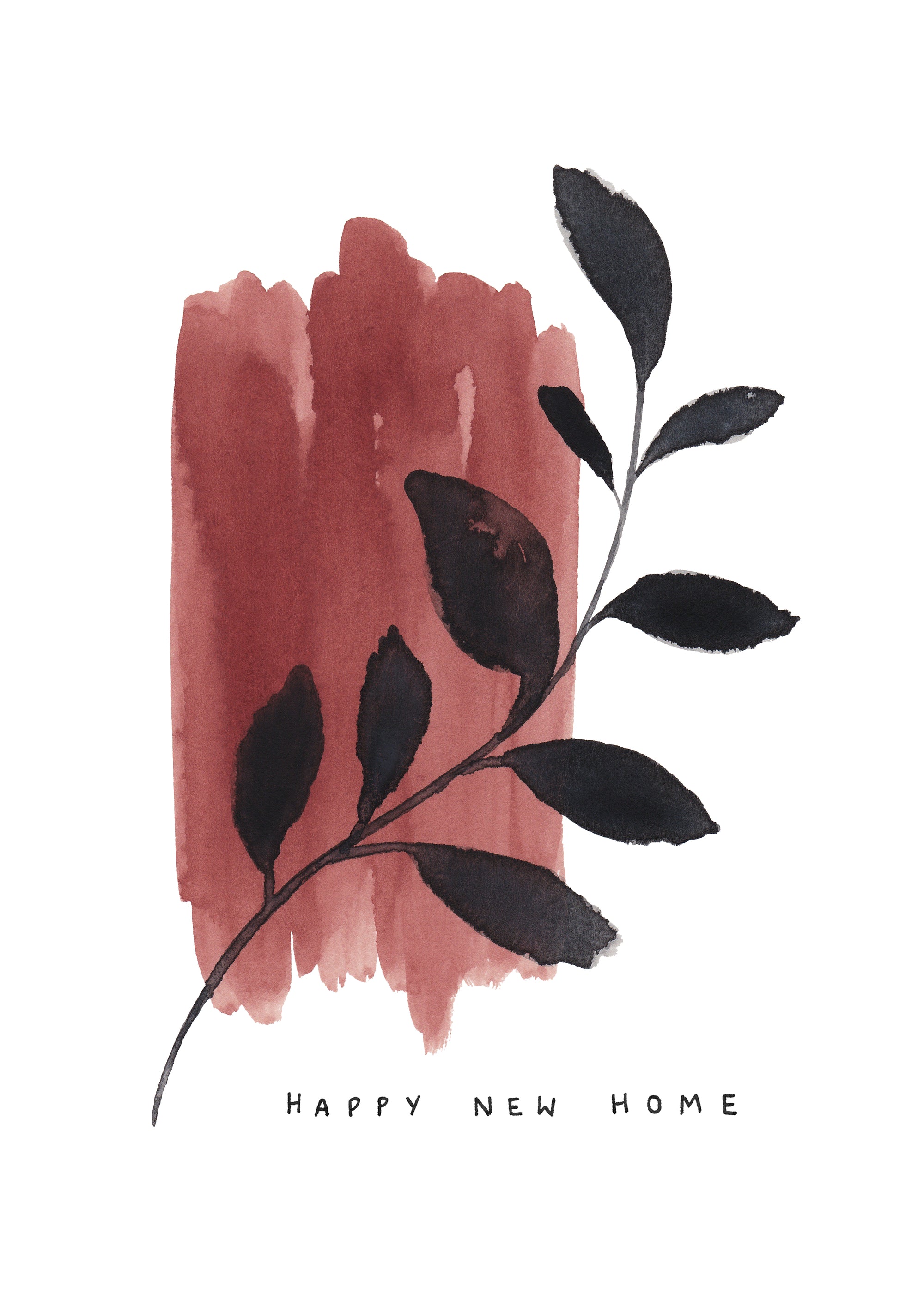 Leaf New Home Autumn Abstract Card by joy jen at penny black