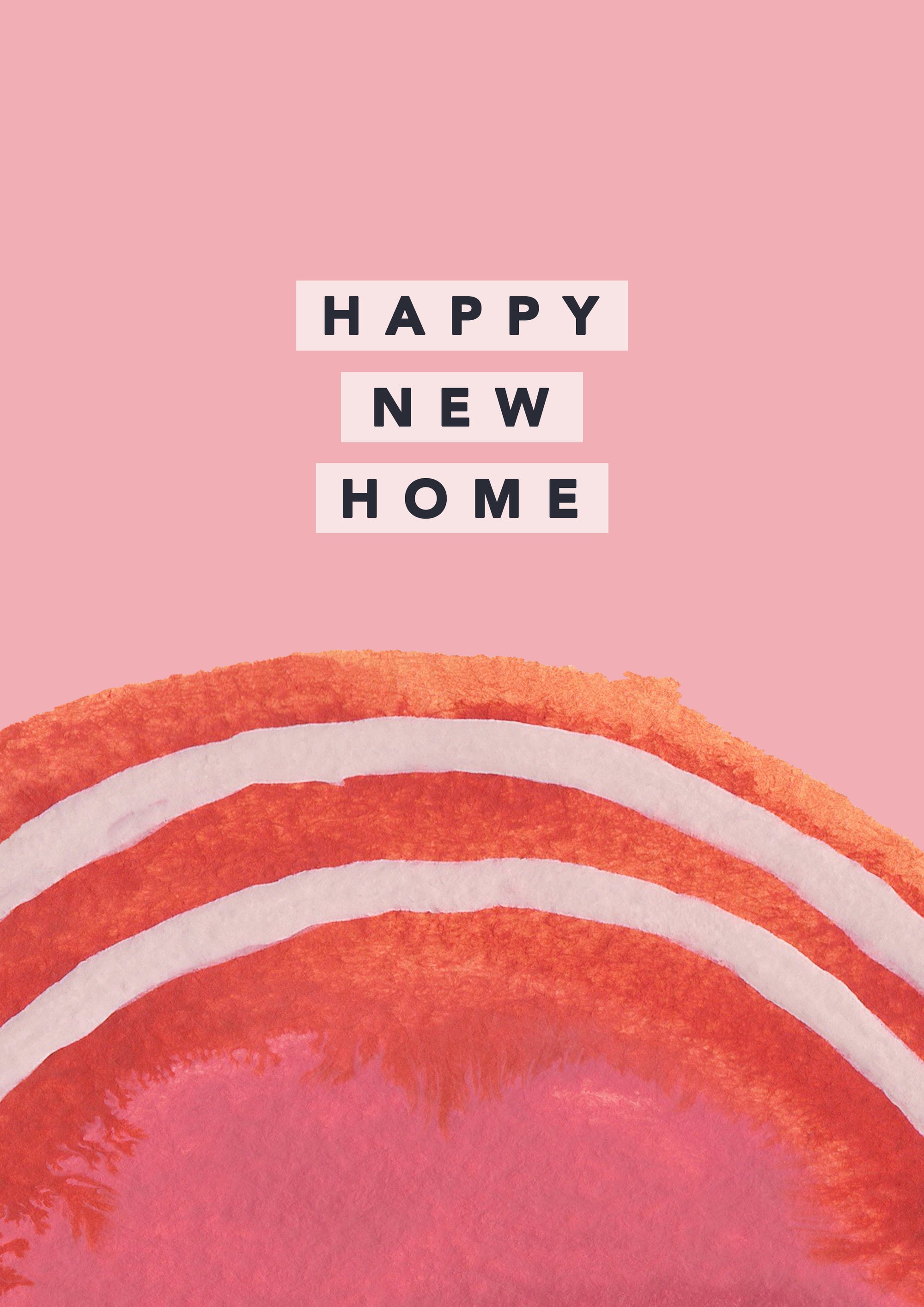 Pink Sunrise Happy New Home Card by joy jen at penny black