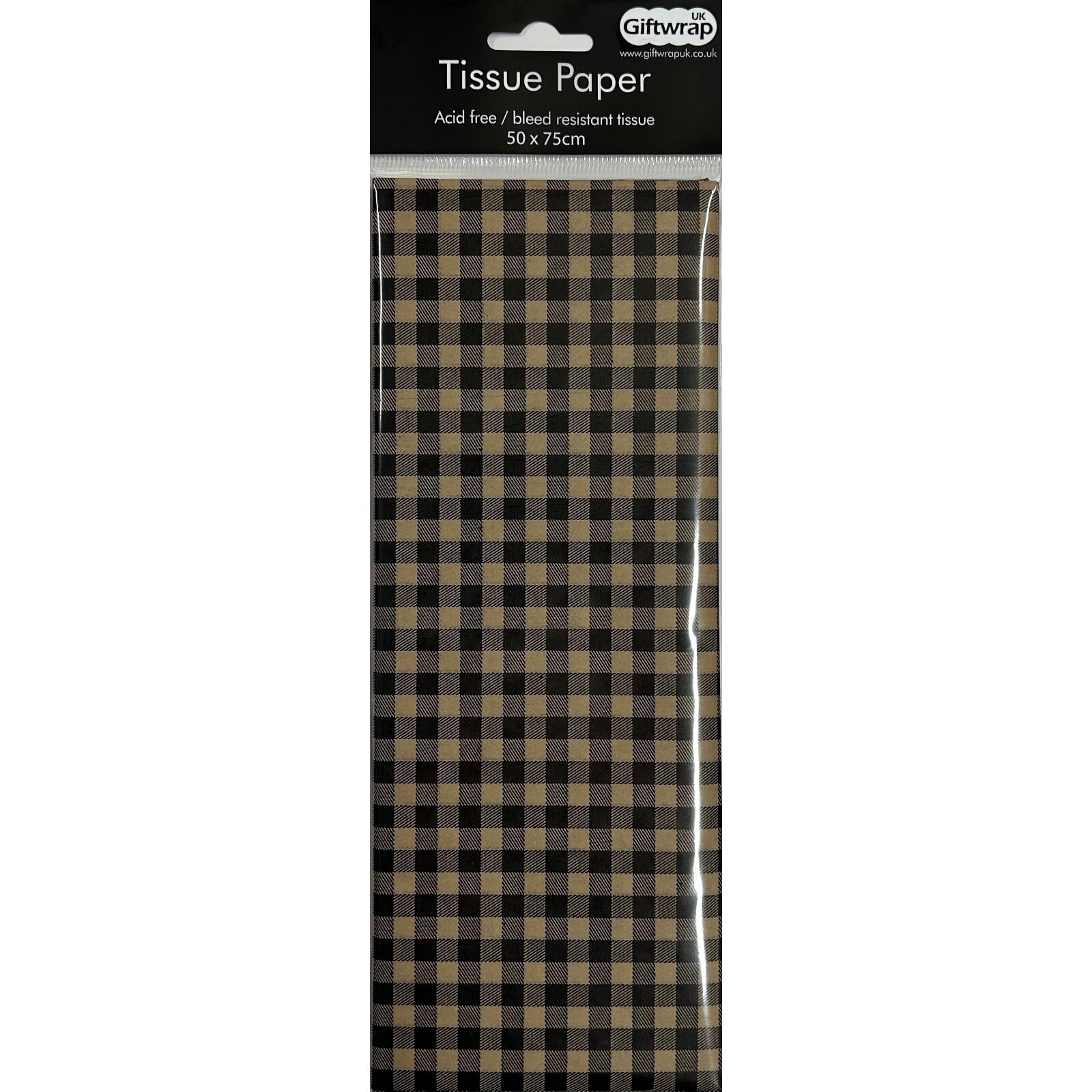 Plaid Check Tissue Paper Gift Wrap 3 Pk by penny black