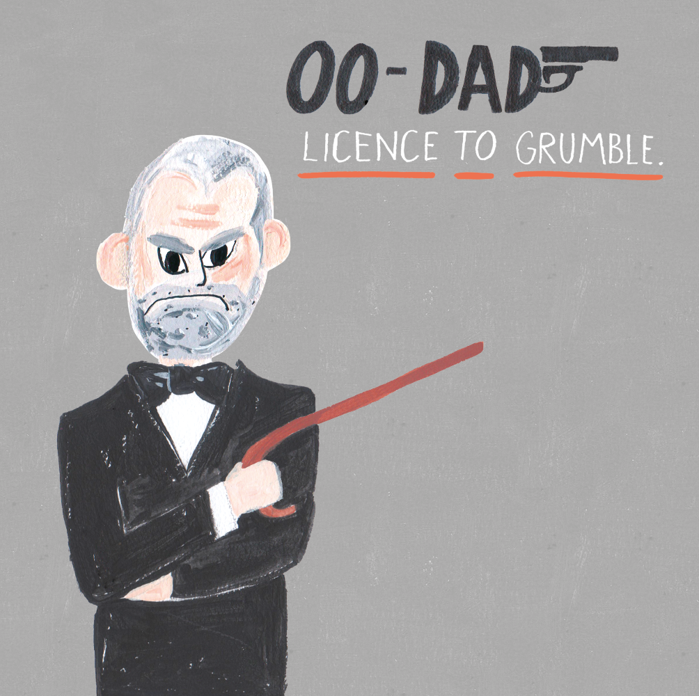 Licence to Grumble Funny Father's Day Card by penny black