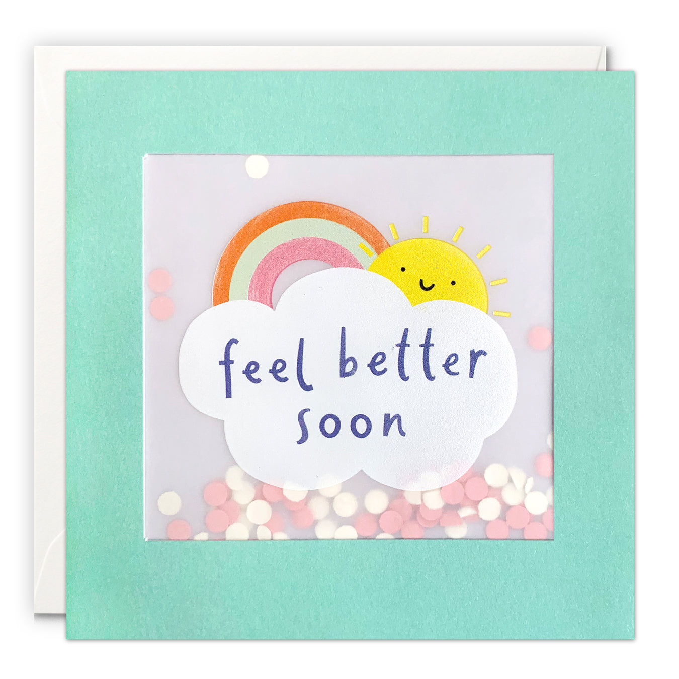 Feel Better Soon Rainbow Shakies Get Well Card from Penny Black