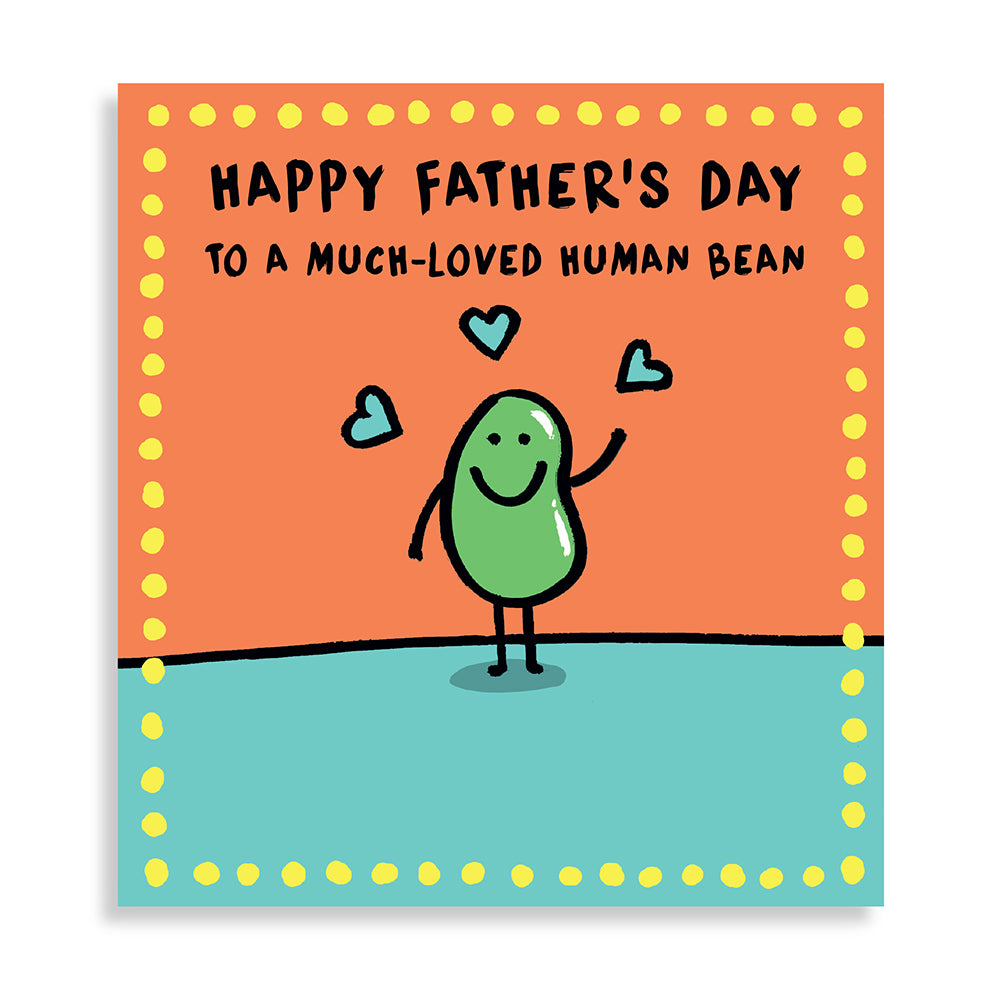Much Loved Human Bean Father's Day Card by penny black