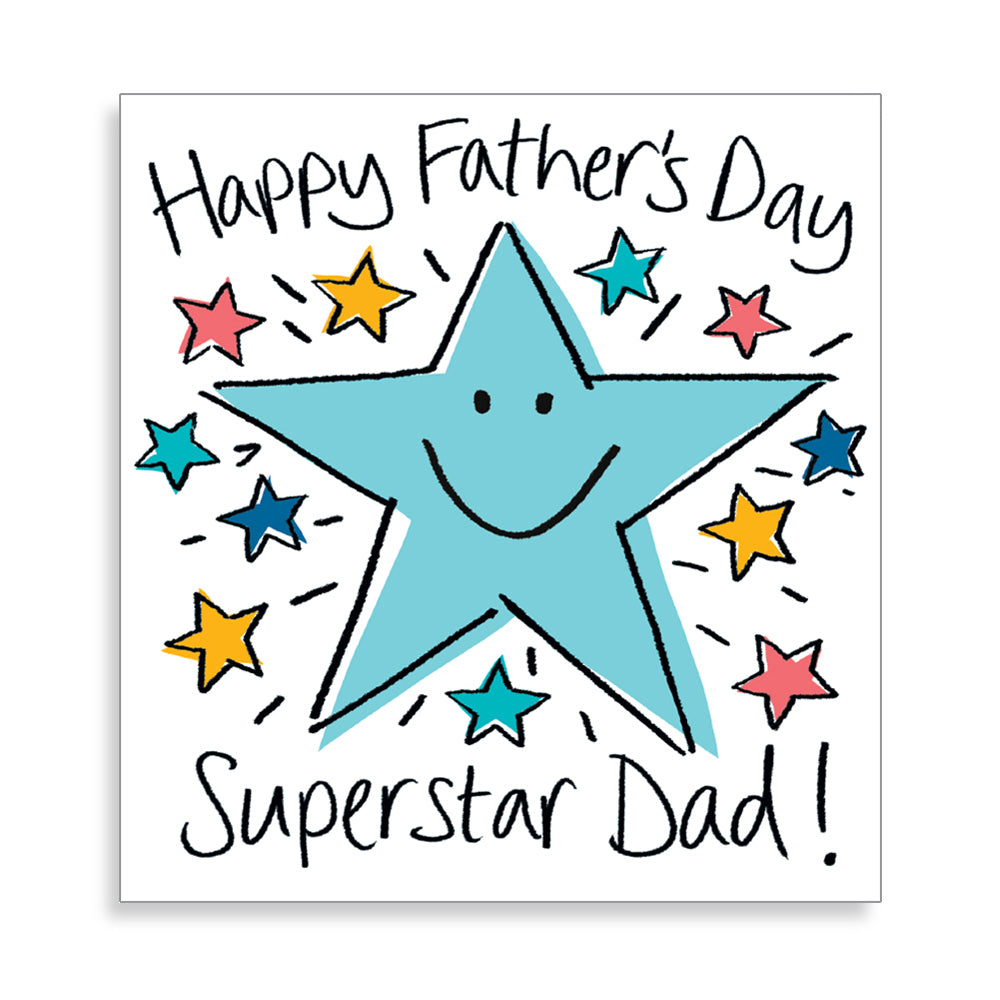 Smiley Star Dad Father's Day Card by penny black
