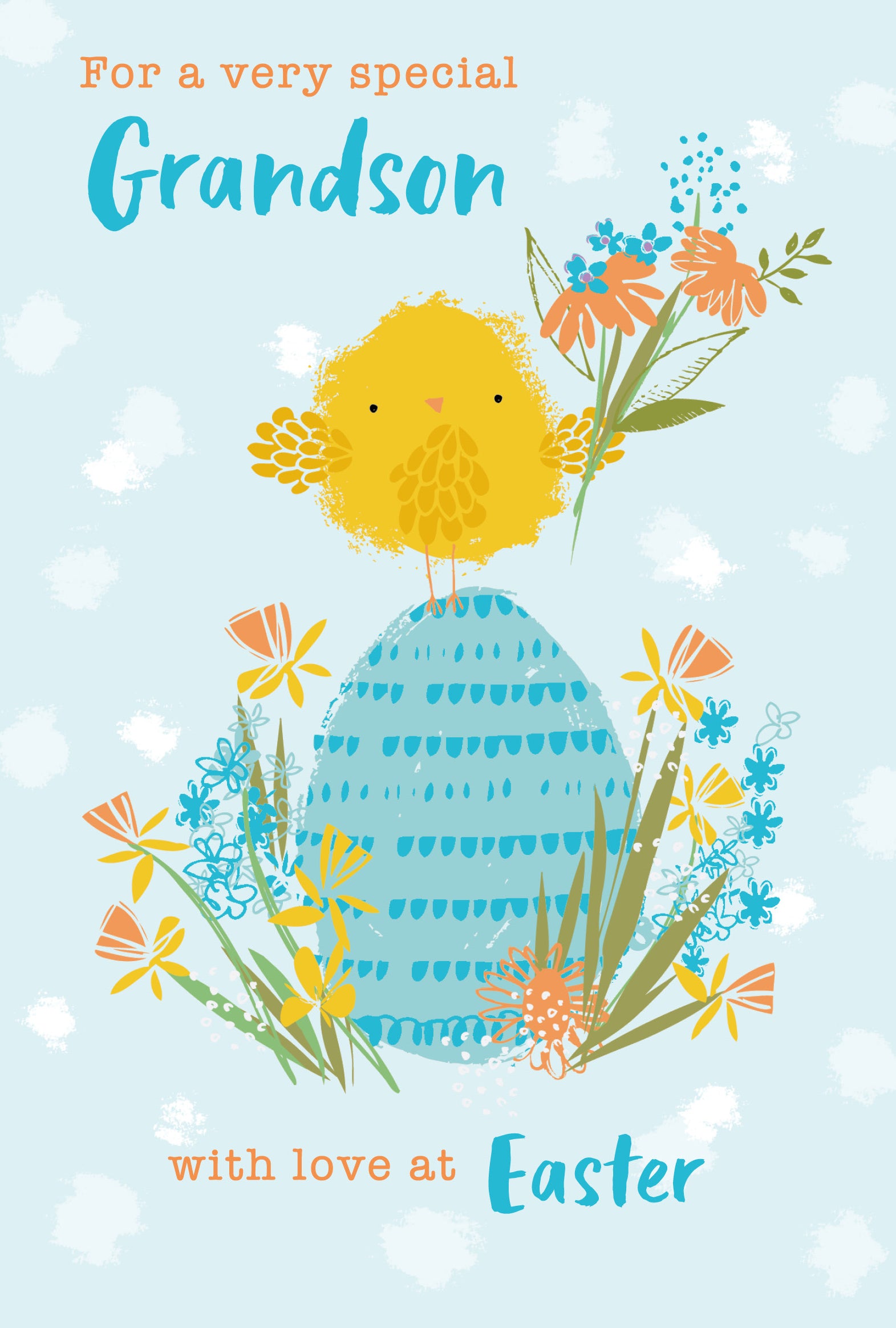 Special Grandson Chick Easter Card by penny black