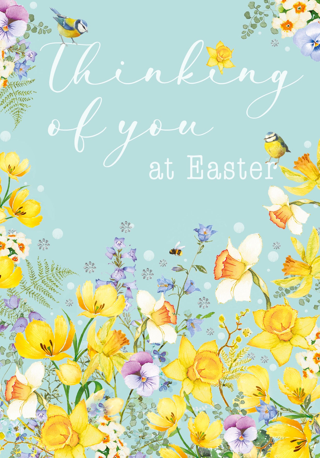 Thinking of You Spring Border Easter Card by penny black
