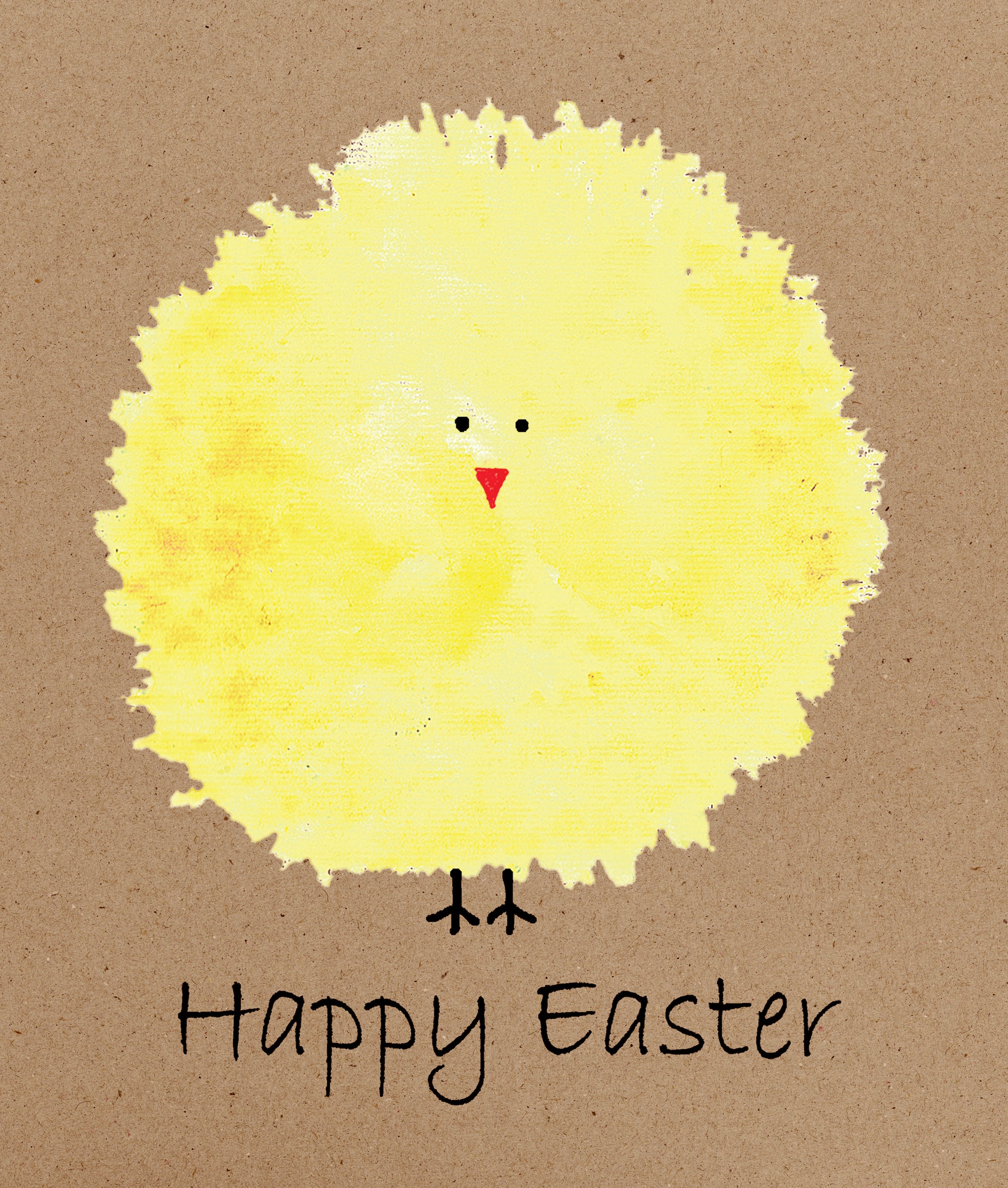 Fluffy Chick Easter Card by penny black