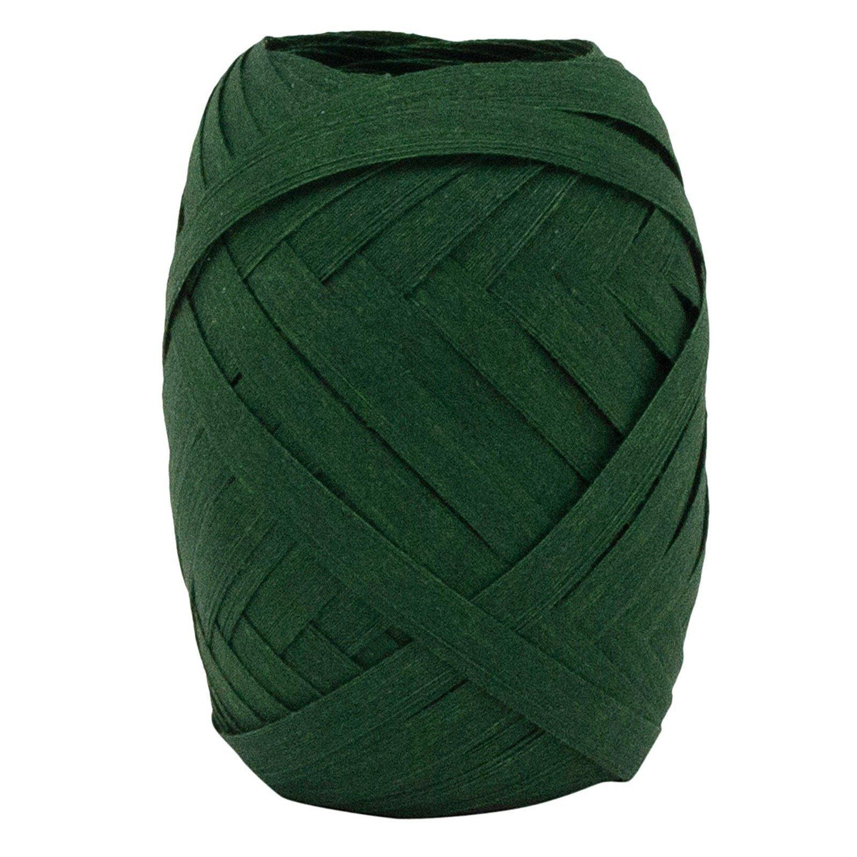 Go Green 10m Cotton Gift Ribbon Egg in dark green - Penny Black