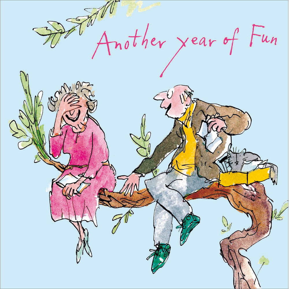 Another Year of Fun Quentin Blake Anniversary Card from Penny Black