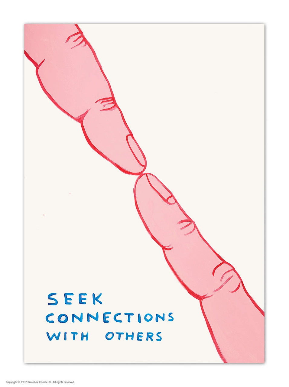 Seek Connections With Others David Shrigley Postcard