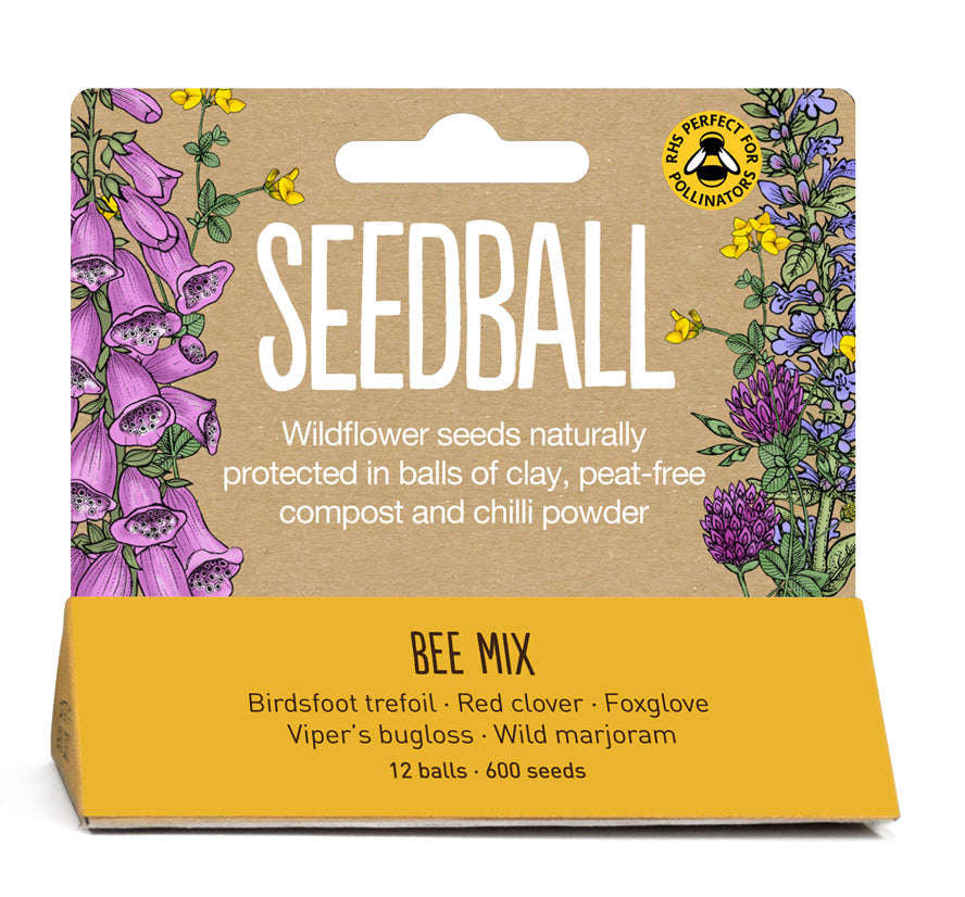 Bee Mix Wildflower Seedball Tube