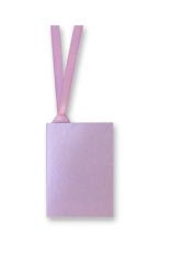 Pearlised Gift Tag With Ribbon - Penny Black