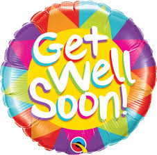 Get Well Soon Sunshine 18&quot; Foil Balloon - Penny Black