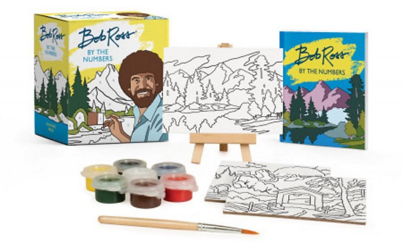 Bob Ross By Numbers Kit - Penny Black