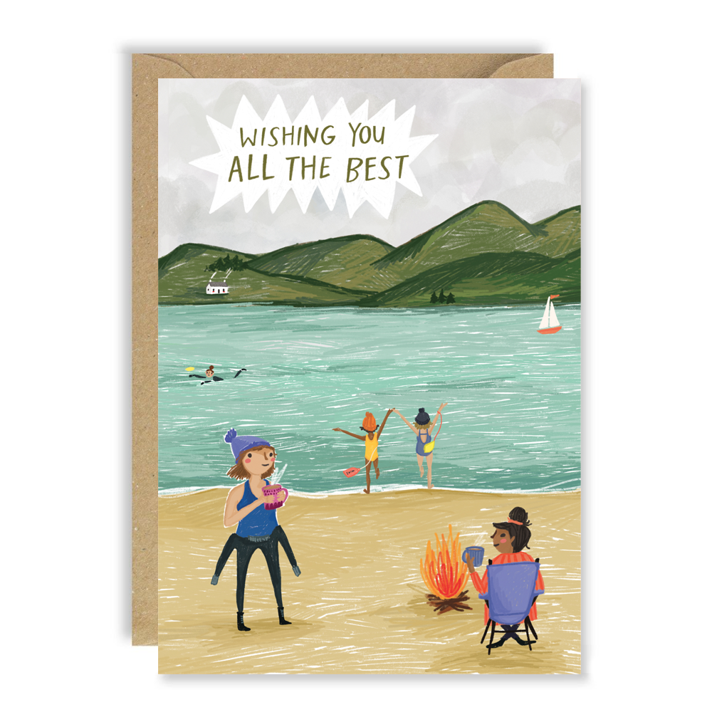 Wild Swimming All The Best Card