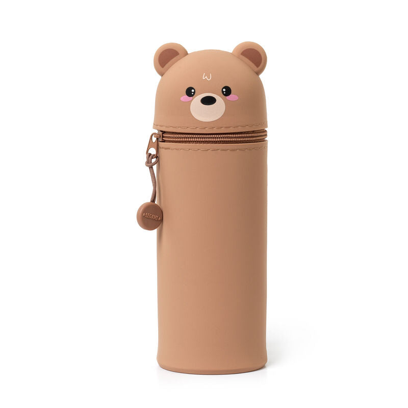 Kawaii Teddy Bear 2-in-1 Pencil Case and Pen Holder