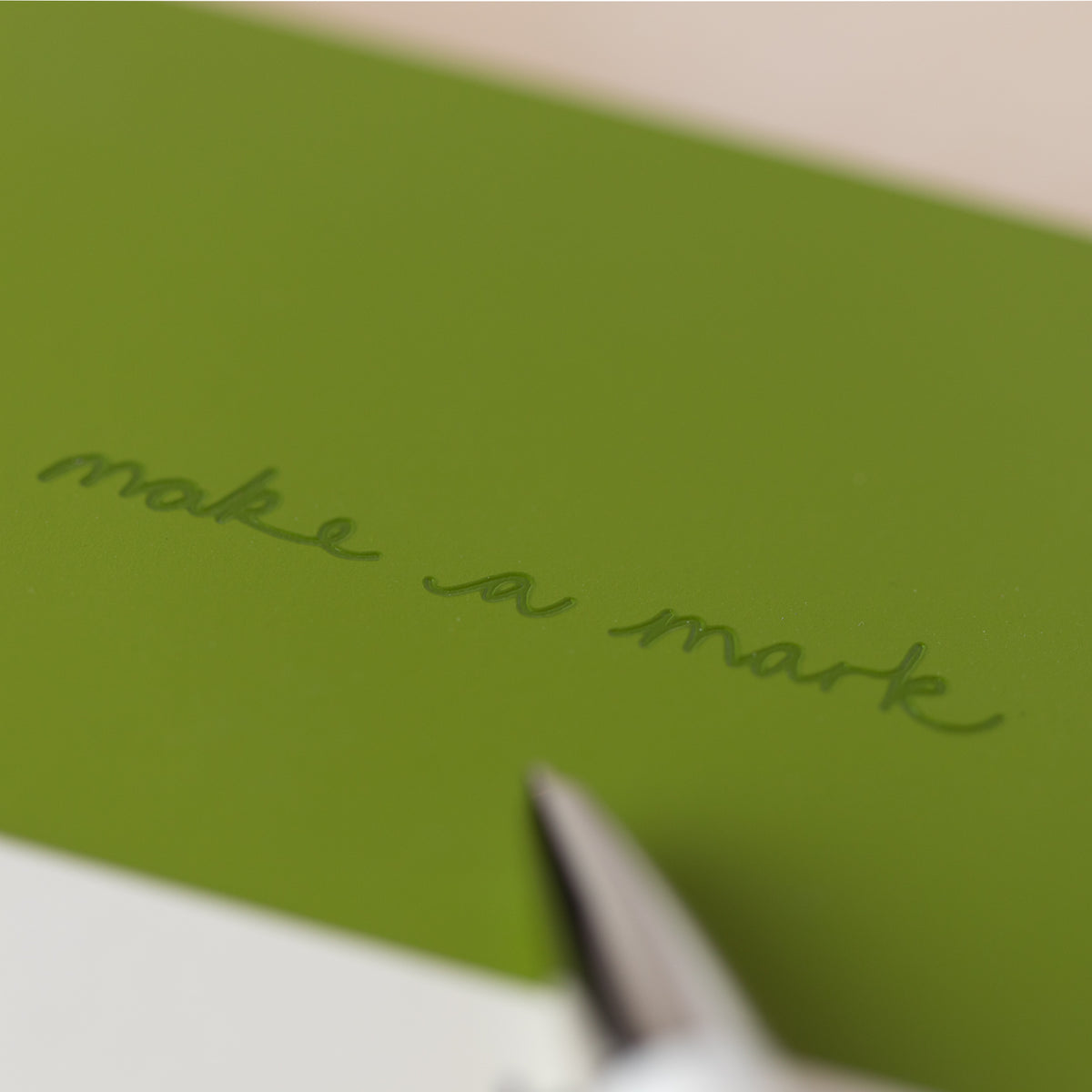 Make a Mark Recycled Leather A5 Lined Notebook