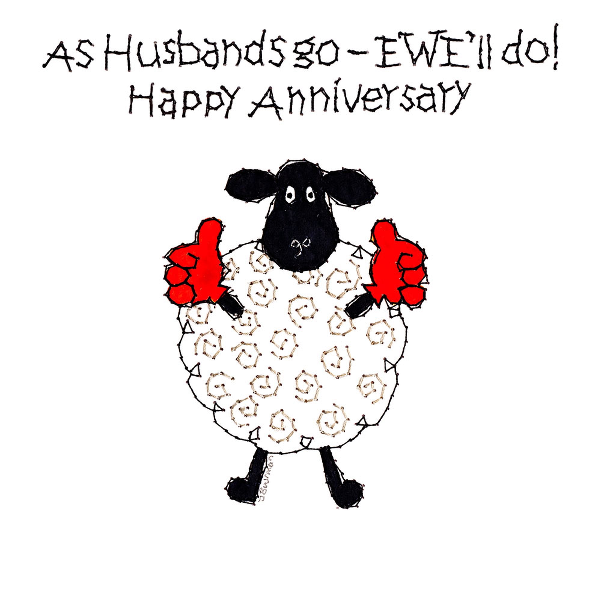 Ewe'll Do Husband Anniversary Card from Penny Black