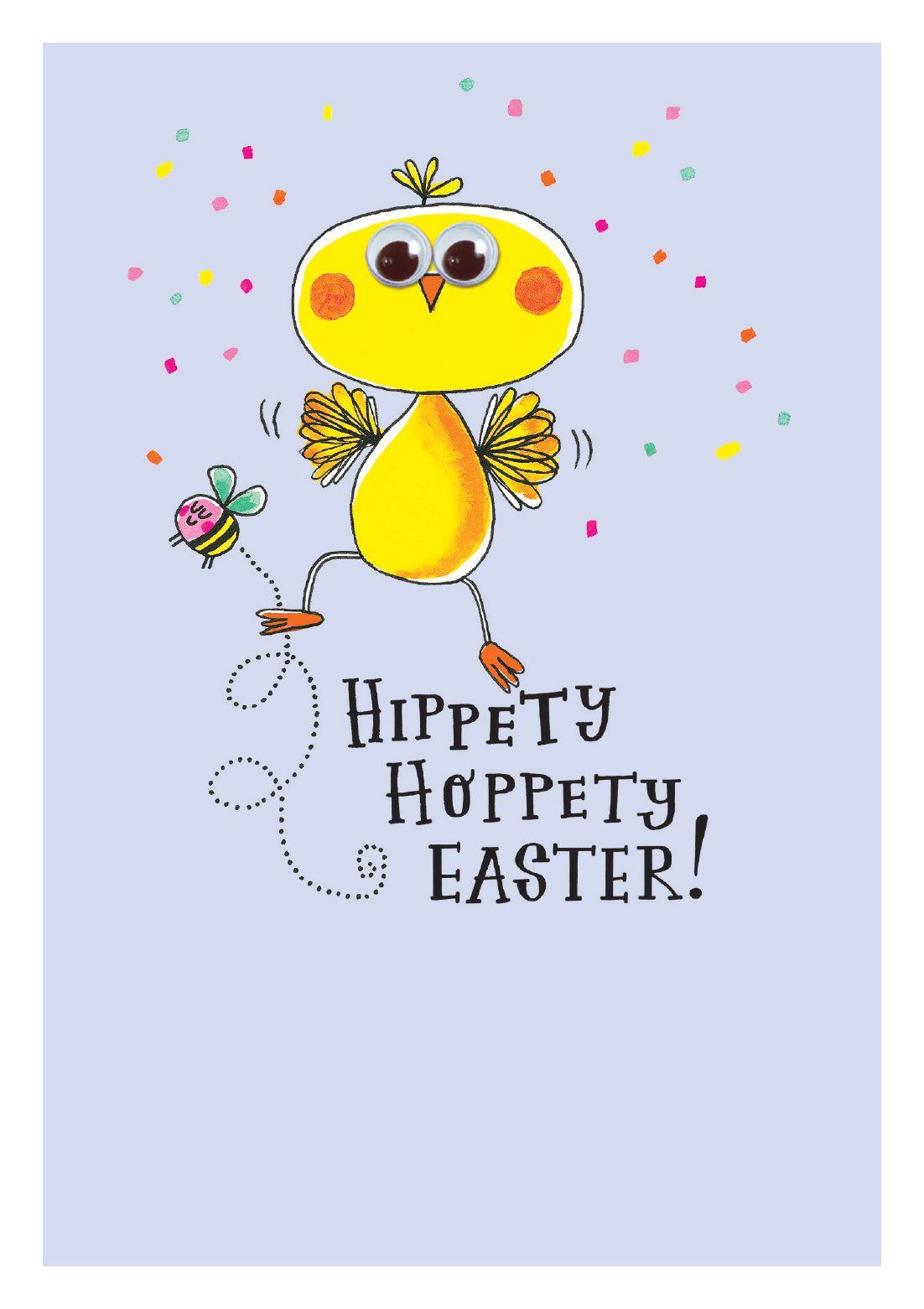 Hippety Hoppety Chick Easter Card by penny black