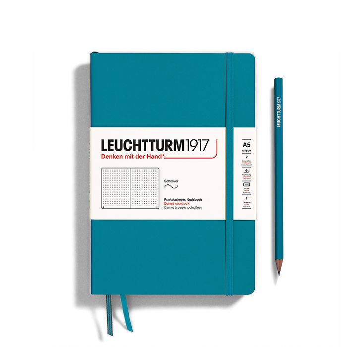 Leuchtturm1917 Notebook A5 Medium Softcover in ocean colour