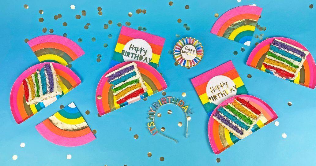 Rainbow Birthday Party! - Penny Black