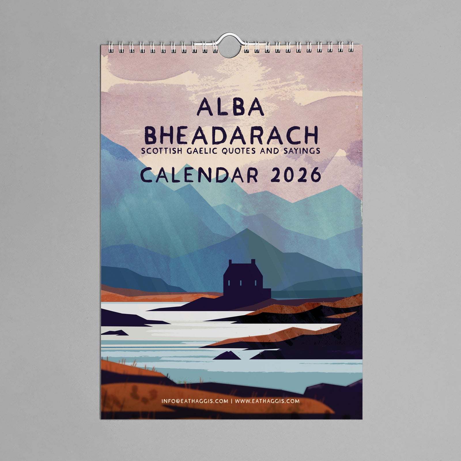 2026 Alba Bheadarach Scots Gaelic Calendar By Penny Black
