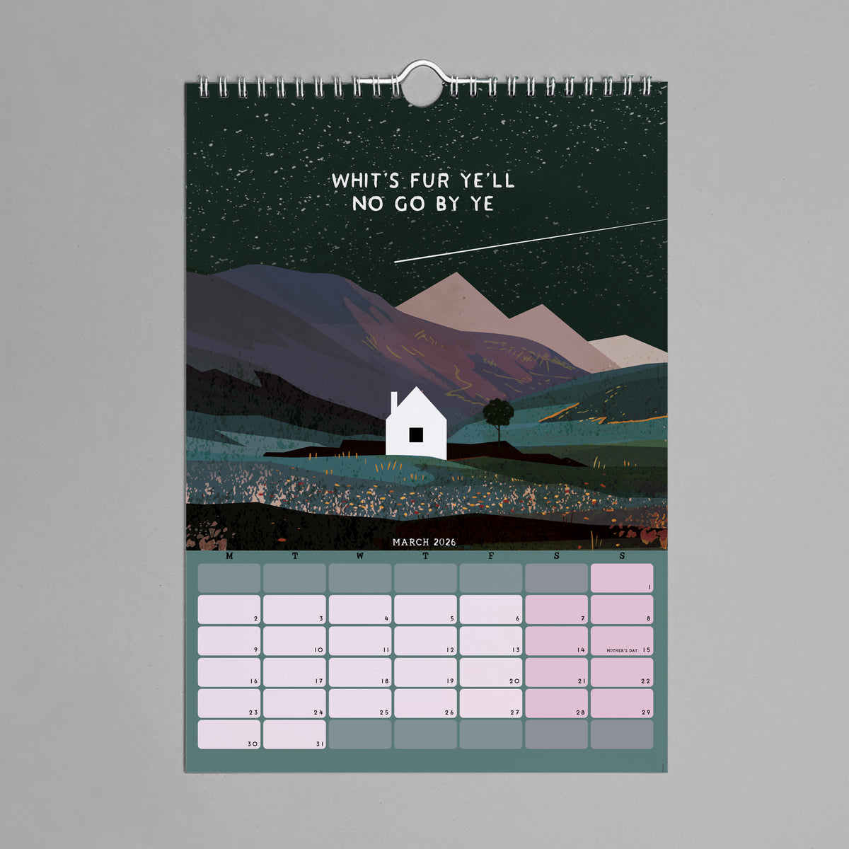 2026 Scottish Eat Haggis Calendar By Penny Black