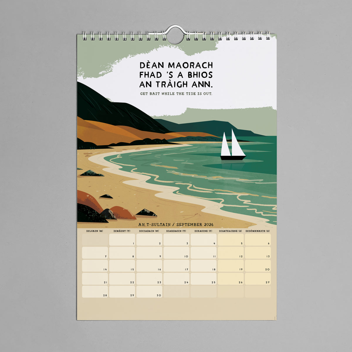 2026 Alba Bheadarach Scots Gaelic Calendar By Penny Black