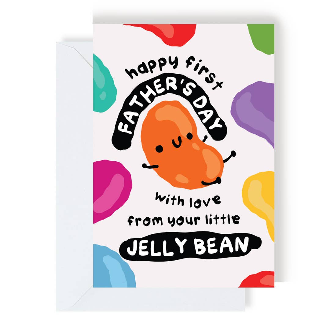 Happy First Father's Day From Your Jelly Bean Card by penny black