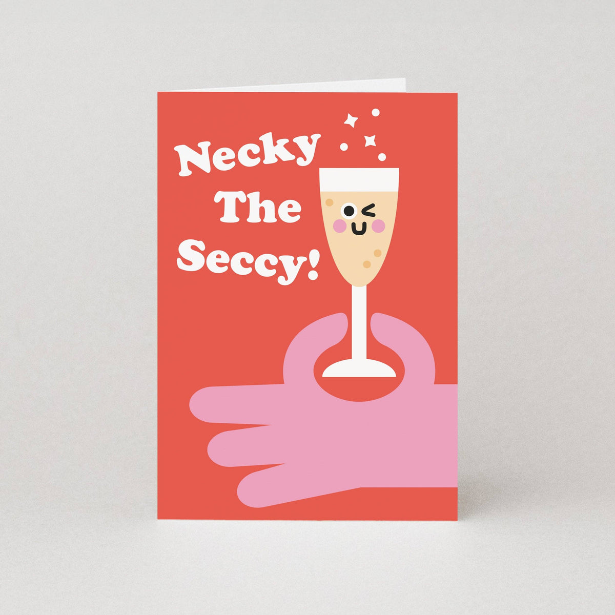 Necky The Seccy Funny Celebration Card