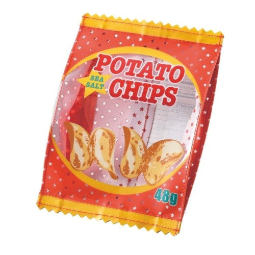 YUP! Sea Salt Potato Chips Crisps Pouch Purse By Penny Black
