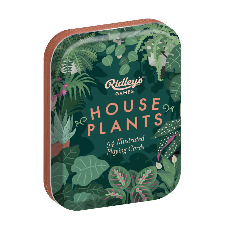 Houseplants Illustrated Playing Cards Deck by penny black