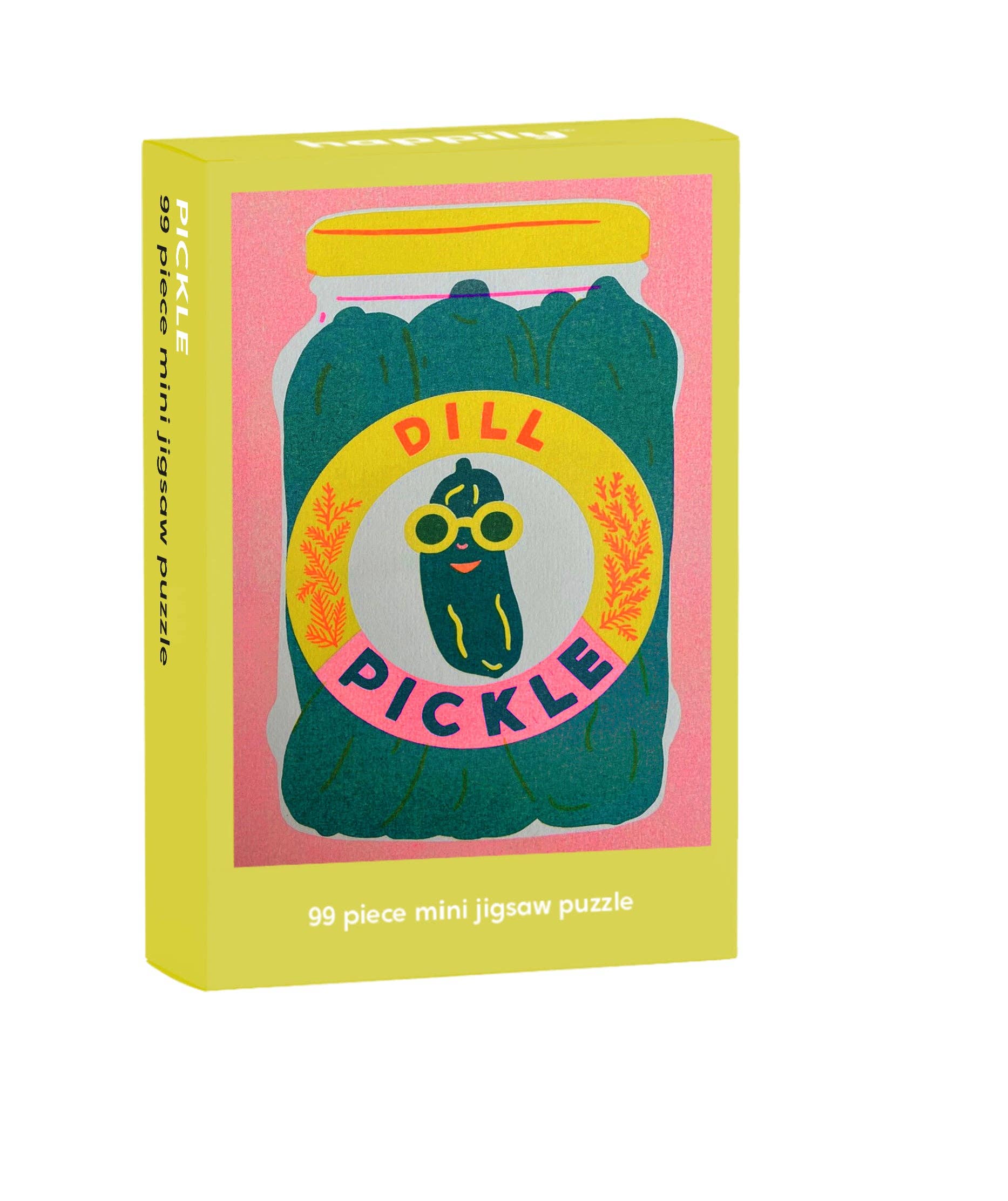 Pickle Jar - 99 Piece Mini Jigsaw Puzzle showing outside packaging by penny black