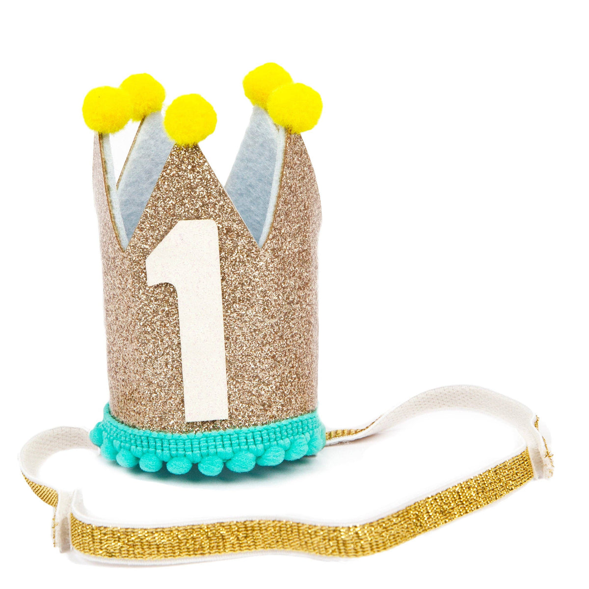 1st Birthday Mini Gold Crown by penny black