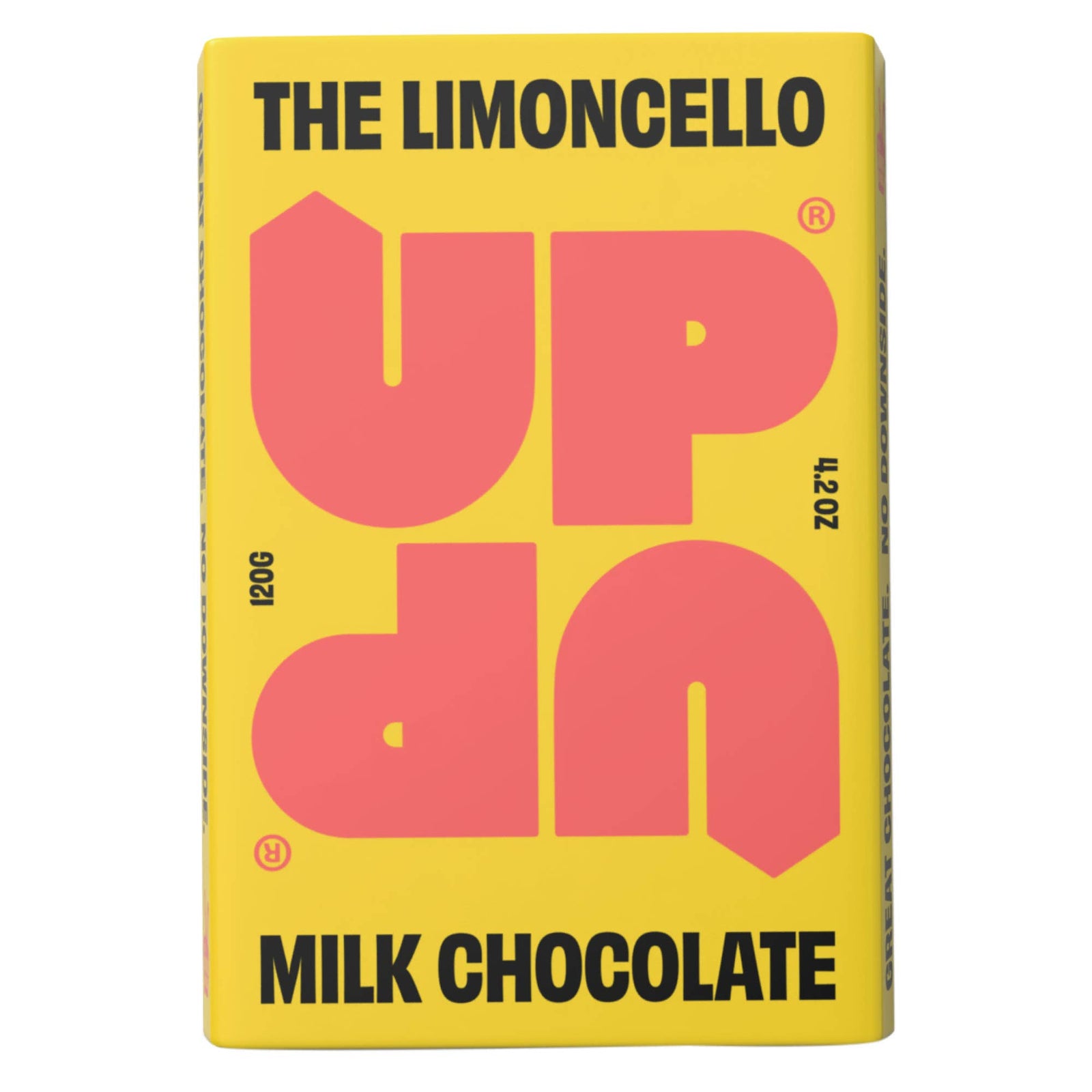 UP-UP Ethical Limoncello Milk Chocolate Bar 120g by penny black