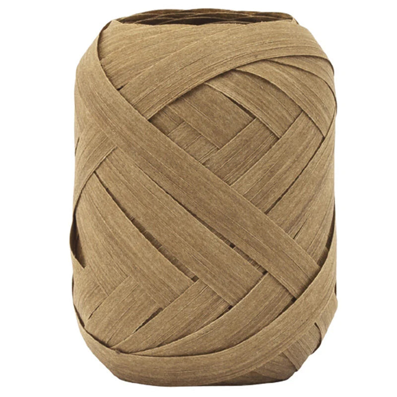 Go Green 10m Cotton Gift Ribbon Egg in brown by stewo at penny black