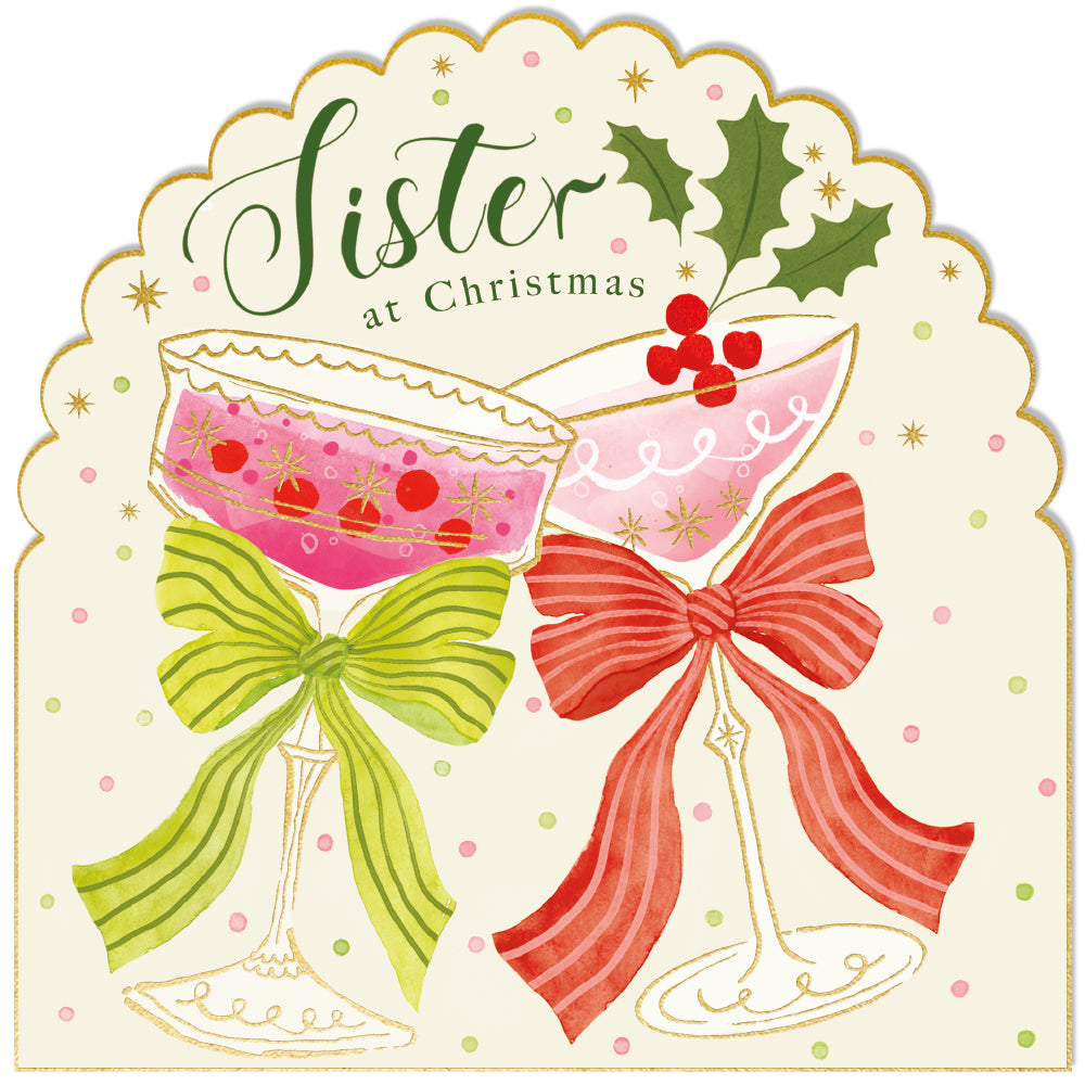 Sparkly Spritzmas Sister At Christmas Card By Penny Black