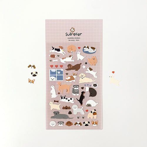 Suatelier No 1073 Daily Deco Arr Sticker Sheet By Penny Black