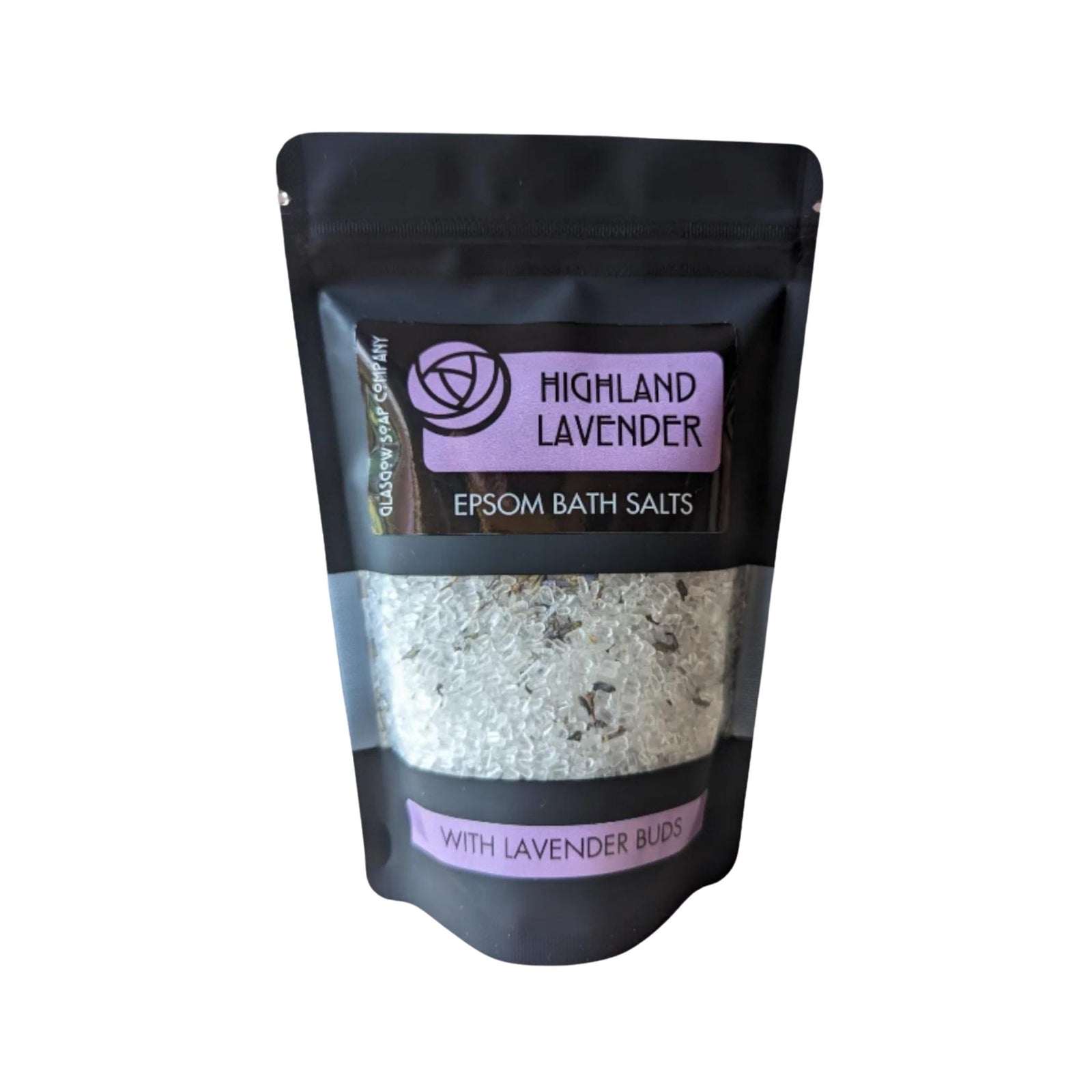 Highland Lavender Scented Epsom Bath Salts by glasgow soap company at penny black