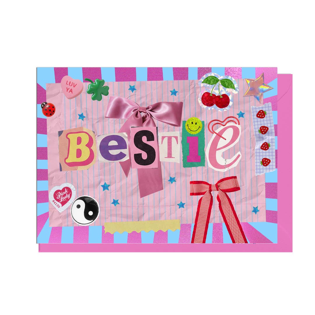 Bestie Junk Journal Card by penny black