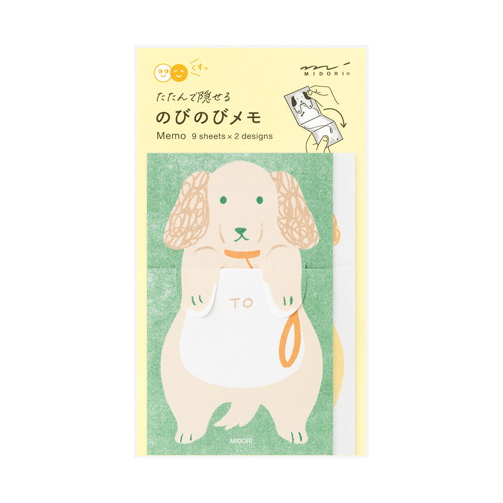 Midori Memo Sheets - Stretchy Dog By Penny Black