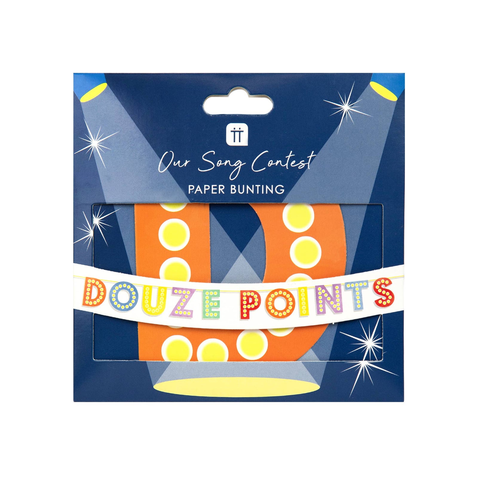 Eurovision Song Contest Douze Points Garland in packaging by penny black