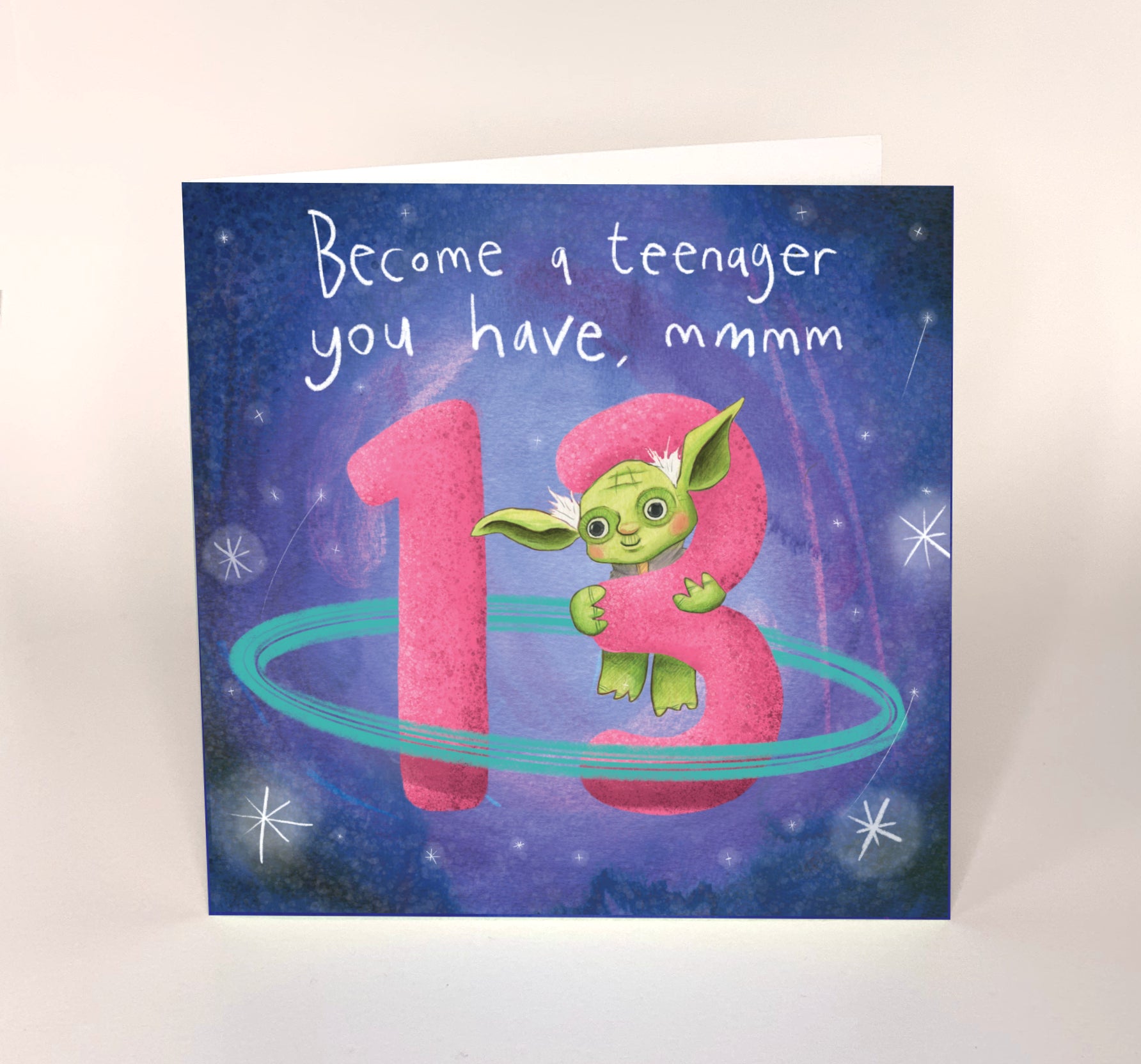 Yoda Teenager 13th Birthday Milestone Card by penny black
