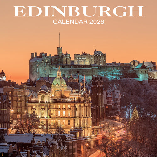2026 Edinburgh Calendar By Penny Black